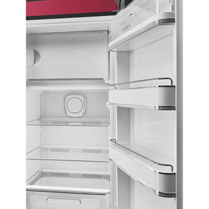 Smeg FAB28RDRB6 50's Style Right Hand Hinge Retro Tall Fridge with Ice Box