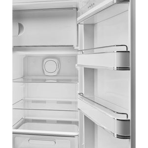 Smeg FAB28RDSA6 50's Style Right Hand Hinge Retro Tall Fridge with Ice Box