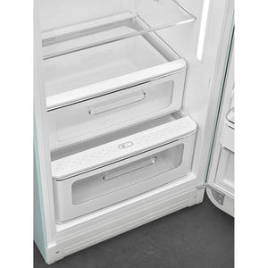 Smeg FAB28RDSA6 50's Style Right Hand Hinge Retro Tall Fridge with Ice Box