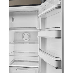Smeg FAB28RDTP6 50's Style Right Hand Hinge Retro Tall Fridge with Ice Box