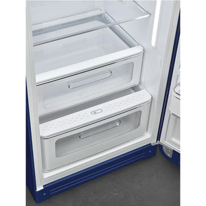 Smeg FAB28RDUJ6 50's Style Right Hand Hinge Retro Tall Fridge with Ice Box