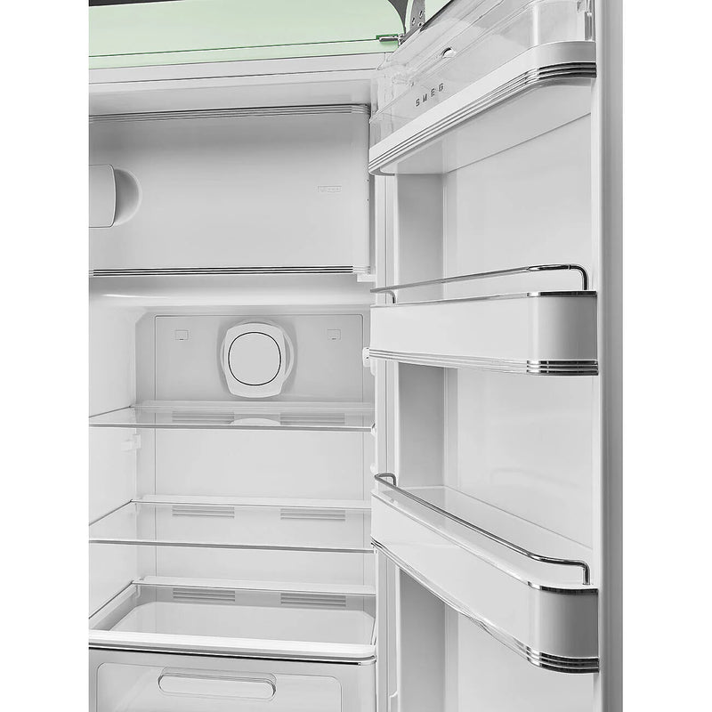 Smeg FAB28RPG6 50's Style Right Hand Hinge Retro Tall Fridge with Ice Box