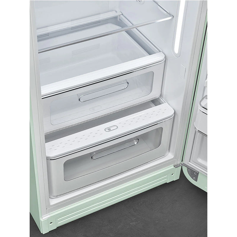 Smeg FAB28RPG6 50's Style Right Hand Hinge Retro Tall Fridge with Ice Box