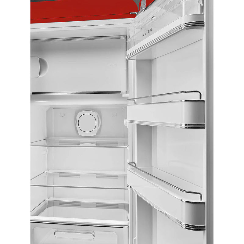 Smeg FAB28RRD6UK 50's Style Right Hand Hinge Retro Tall Fridge with Ice Box