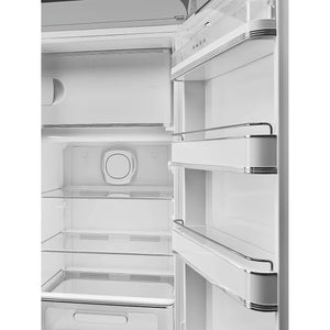 Smeg FAB28RSV6 50's Style Right Hand Hinge Retro Tall Fridge with Ice Box