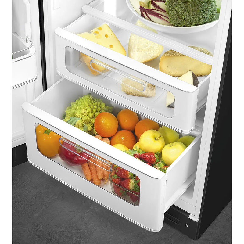 Smeg FAB30LBL6UK 50's Style Left Hand Hinge Retro Fridge Freezer