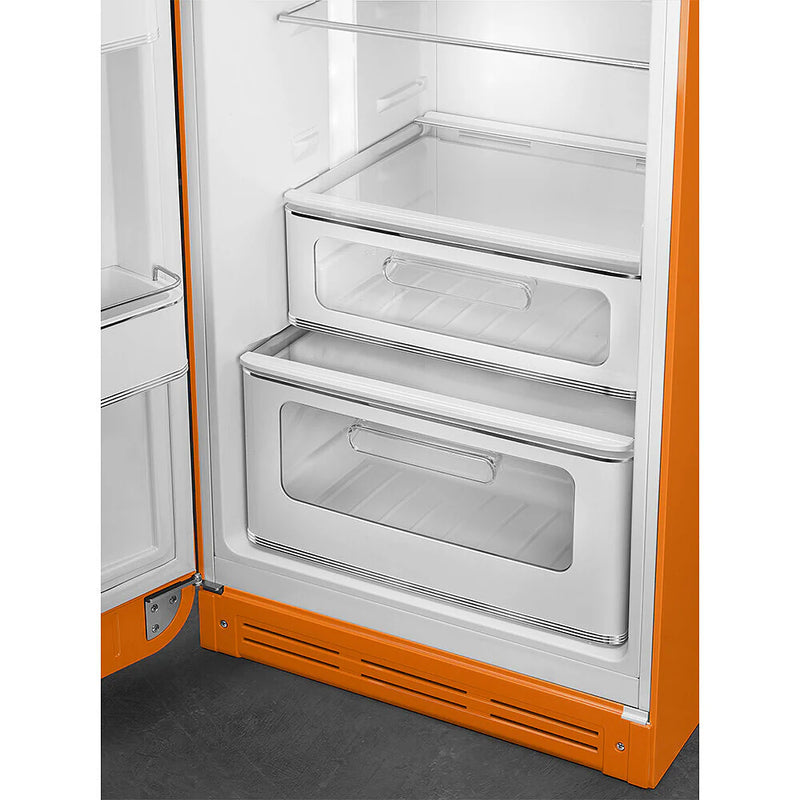 Smeg FAB30LOR6 50's Style Left Hand Hinge Retro Fridge Freezer