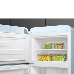 Smeg FAB30LPB6UK 50's Style Left Hand Hinge Retro Fridge Freezer