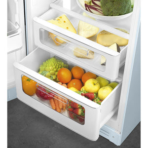 Smeg FAB30LPB6UK 50's Style Left Hand Hinge Retro Fridge Freezer