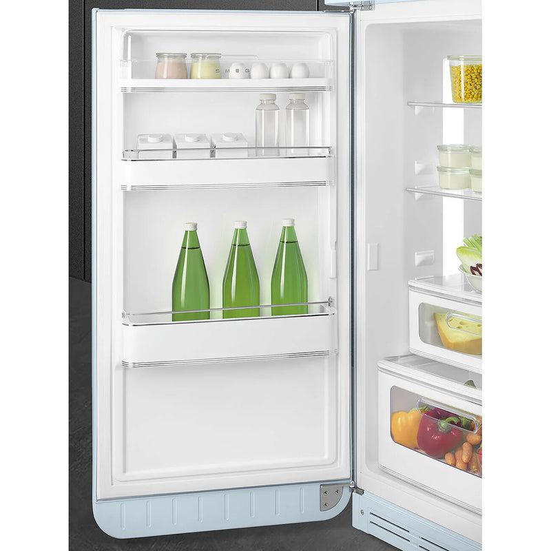 Smeg FAB30LPB6UK 50's Style Left Hand Hinge Retro Fridge Freezer