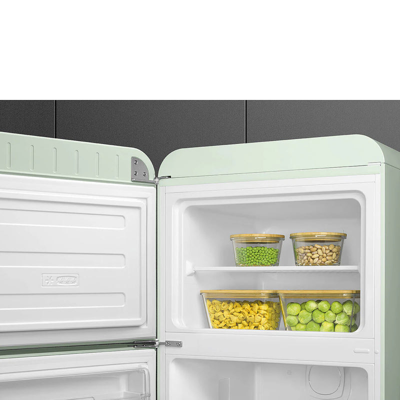 Smeg FAB30LPG6UK 50's Style Left Hand Hinge Retro Fridge Freezer