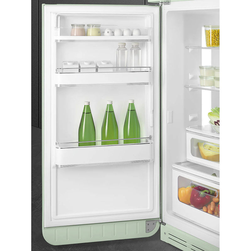 Smeg FAB30LPG6UK 50's Style Left Hand Hinge Retro Fridge Freezer