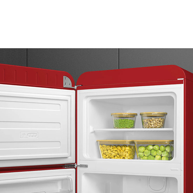Smeg FAB30LRD6UK 50's Style Left Hand Hinge Retro Fridge Freezer