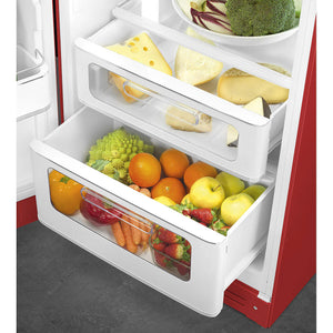 Smeg FAB30LRD6UK 50's Style Left Hand Hinge Retro Fridge Freezer