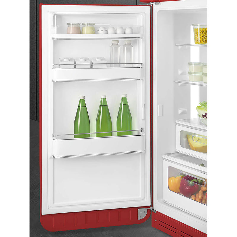 Smeg FAB30LRD6UK 50's Style Left Hand Hinge Retro Fridge Freezer