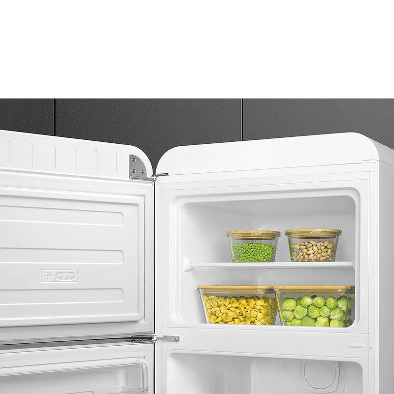 Smeg FAB30LWH6UK 50's Style Left Hand Hinge Retro Fridge Freezer