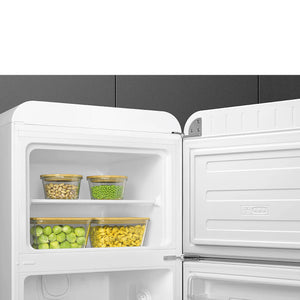 Smeg FAB30RWH6UK 50's Style Right Hand Hinge Retro Fridge Freezer