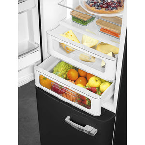 Smeg FAB32LBL6UK 50's Style Left Hand Hinge Retro Fridge Freezer