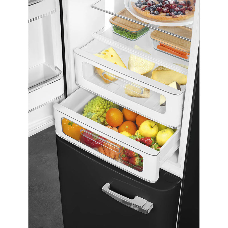 Smeg FAB32LBL6UK 50's Style Left Hand Hinge Retro Fridge Freezer