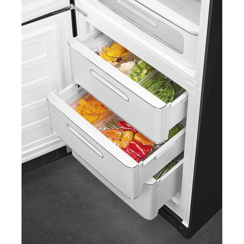Smeg FAB32LBL6UK 50's Style Left Hand Hinge Retro Fridge Freezer