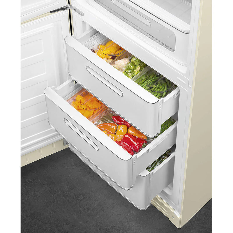 Smeg FAB32LCR6UK 50's Style Left Hand Hinge Retro Fridge Freezer