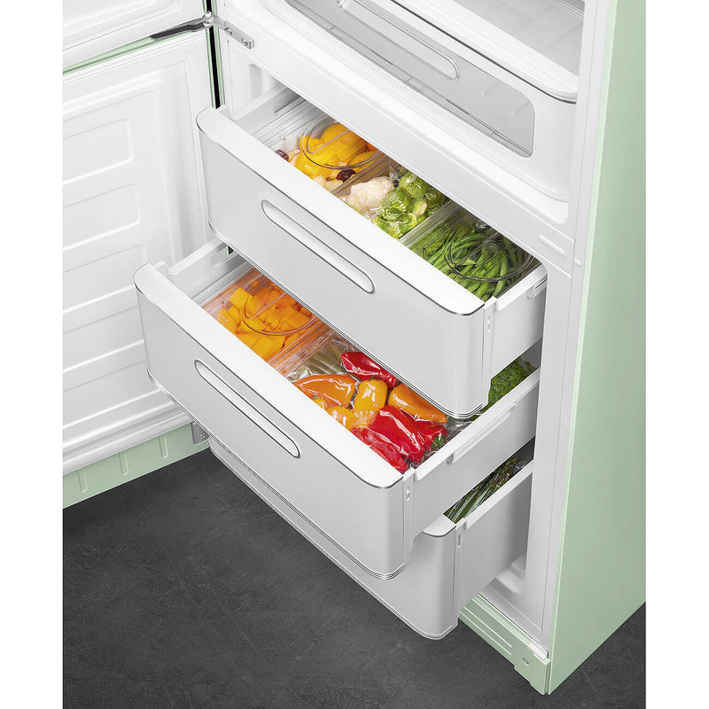 Smeg FAB32LPG6UK 50's Style Left Hand Hinge Retro Fridge Freezer