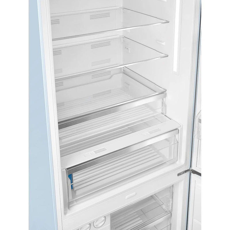 Smeg FAB38RPB6 50's Style Right Hand Hinge Retro Fridge Freezer