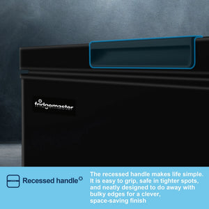 Fridgemaster MCF96EB 95 Litre Black Chest Freezer