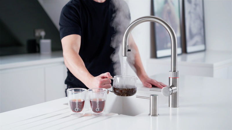 Quooker 3 in 1 Flex Polished Chrome Combi Boiling Water Tap