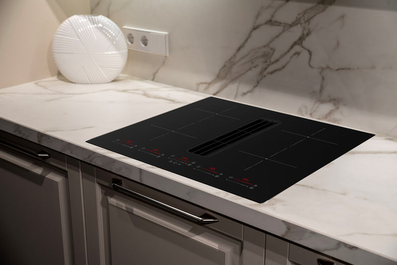 Montpellier MDAVIN80DF 80cm Black Venting Hob