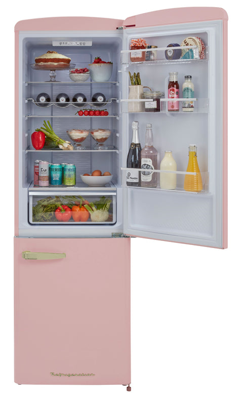 CDA Florence Tea Rose Retro Fridge Freezer - DB Domestic Appliances