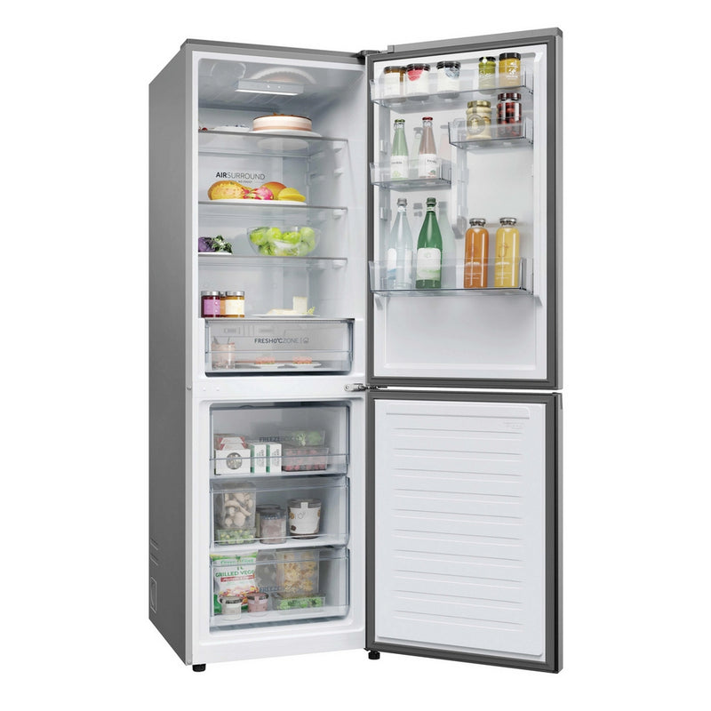 Haier HDPR3618DNPK Serie 3 Freestanding Fridge Freezer