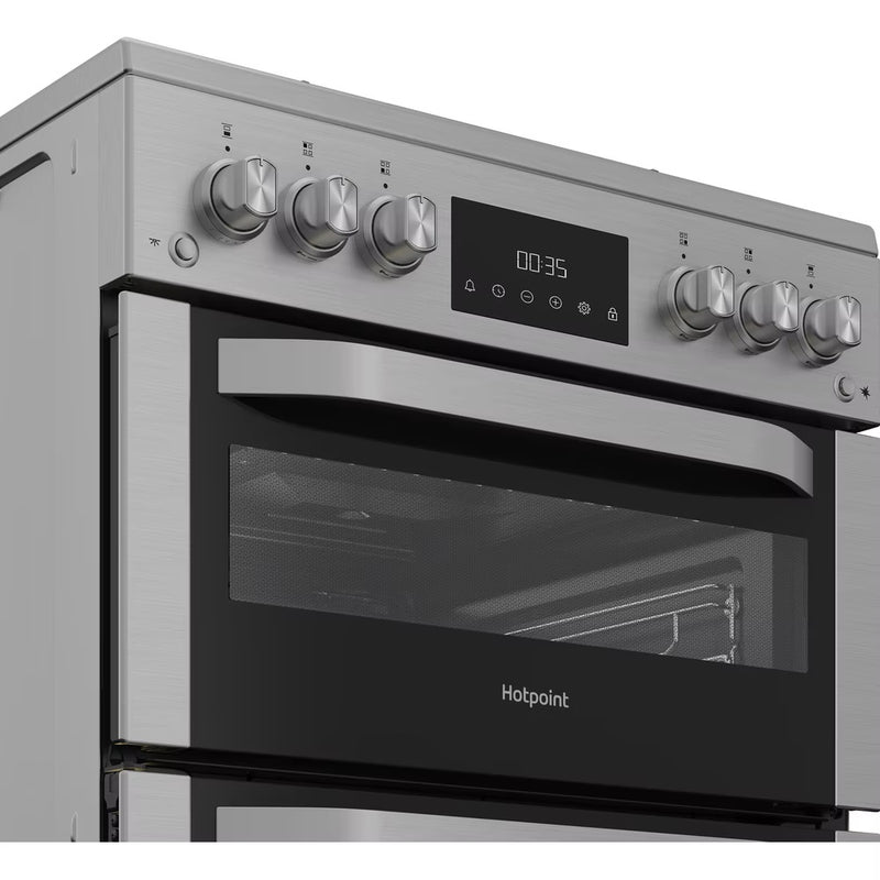 Hotpoint HDG6GDCWX 60cm Freestanding Gas Cooker