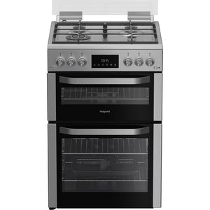Hotpoint HDG6GDCWX 60cm Freestanding Gas Cooker