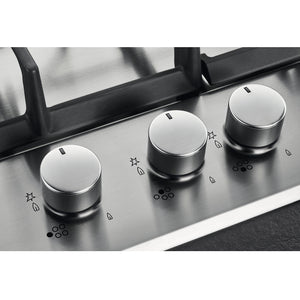 AEG HGB75500SM 5 Burner Stainless Steel Gas Hob