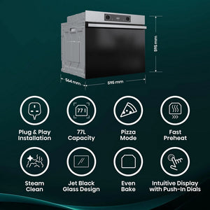 Hisense BI622AXPGUK Built In Electric Single Oven