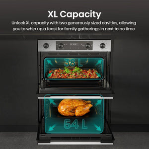 Hisense BUD714221CX Built Under Double Oven