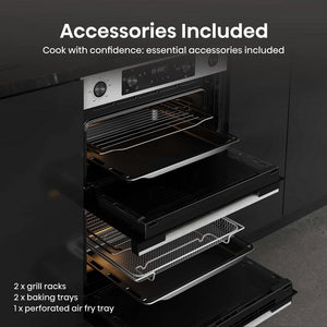 Hisense BUD714221CX Built Under Double Oven