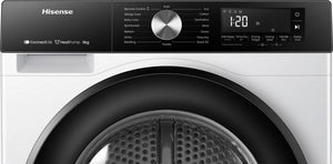 Hisense DH3S802BW3 8kg Heat Pump Tumble Dryer