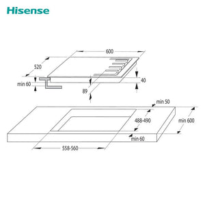 Hisense GM642XHS Gas Hob