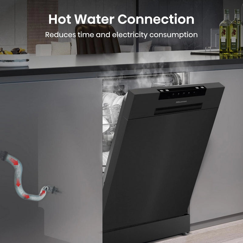 Hisense HS523E15BUK 10 Place Slimline Freestanding Dishwasher