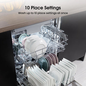 Hisense HS523E15WUK 10 Place Slimline Freestanding Dishwasher