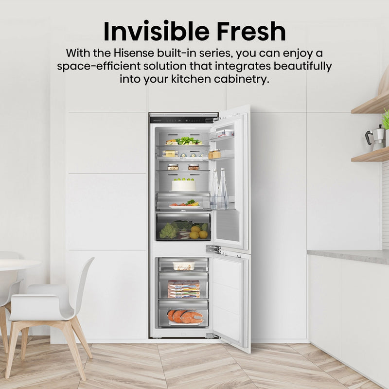 Hisense RB5B250SSWC1 60/40 Frost Free Integrated Fridge Freezer