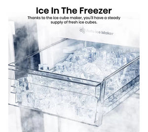 Hisense RQ5P470SYFD Non Plumbed Black American Fridge Freezer