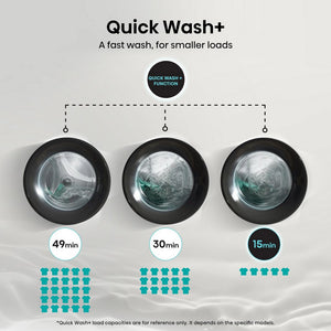 Hisense WF3S1043BW3 10.5kg 1400 Spin Washing Machine