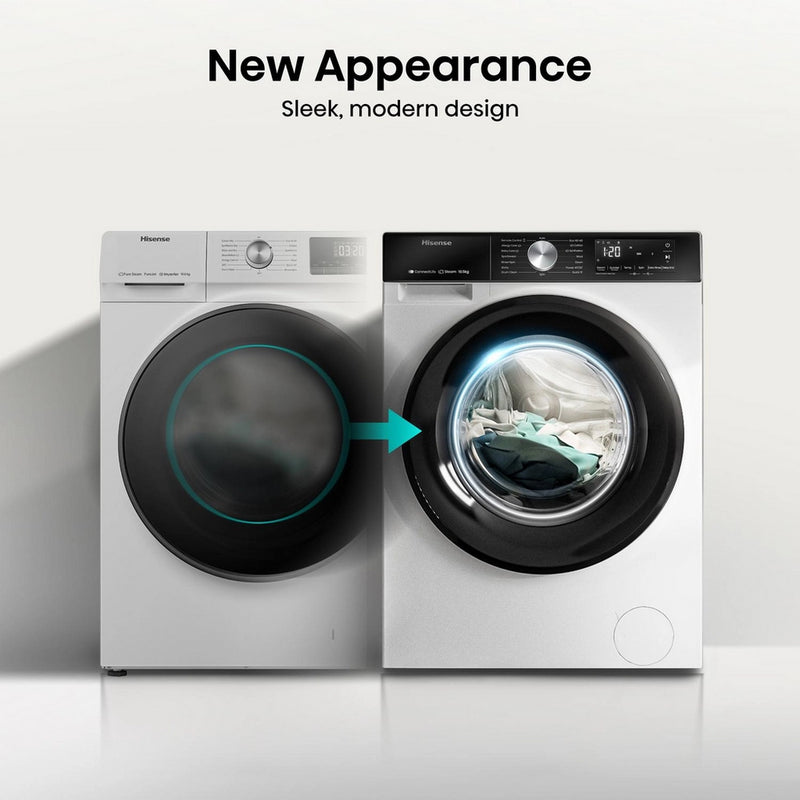 Hisense WF3S1043BW3 10.5kg 1400 Spin Washing Machine