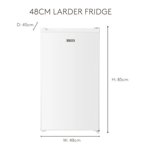 Haden HL794W-E Freestanding Under Counter Larder Fridge