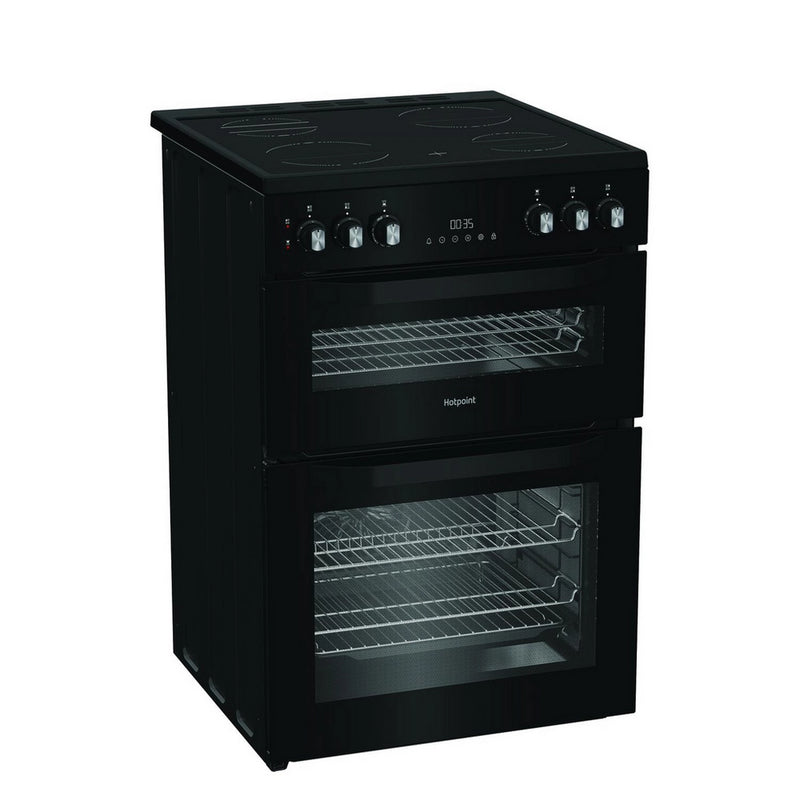 Hotpoint HDE6VDC2B1 Freestanding Ceramic Electric Cooker - Black