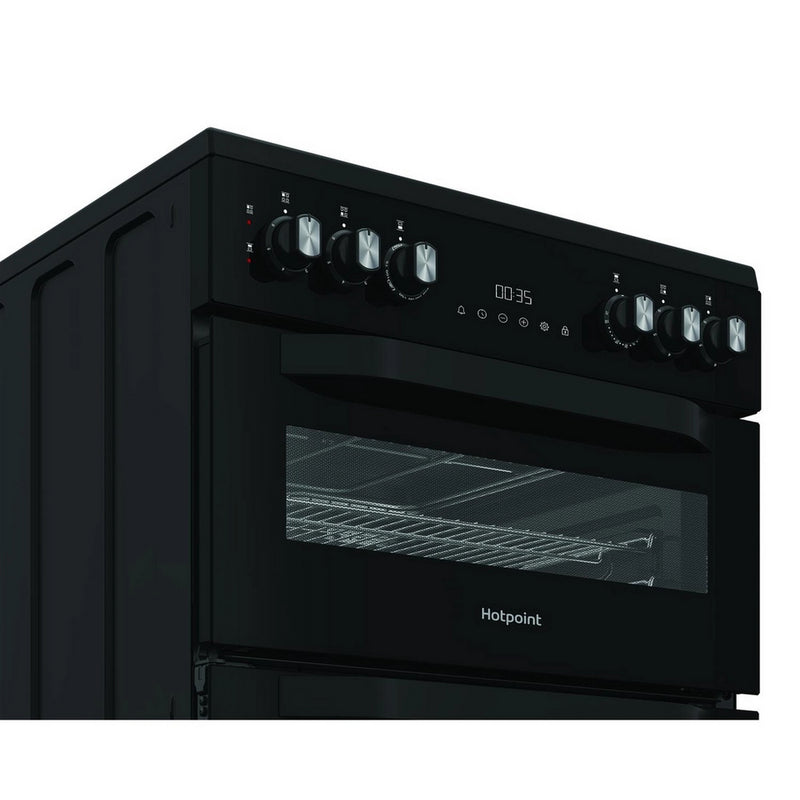 Hotpoint HDE6VDC2B1 Freestanding Ceramic Electric Cooker - Black