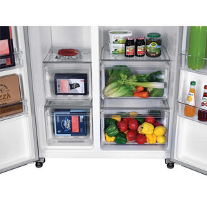 Hoover HHSBSO-6174XK-1 Stainless Steel American Fridge Freezer